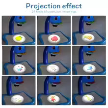 Children's Early Education LED Projector Drawing Table Toy
