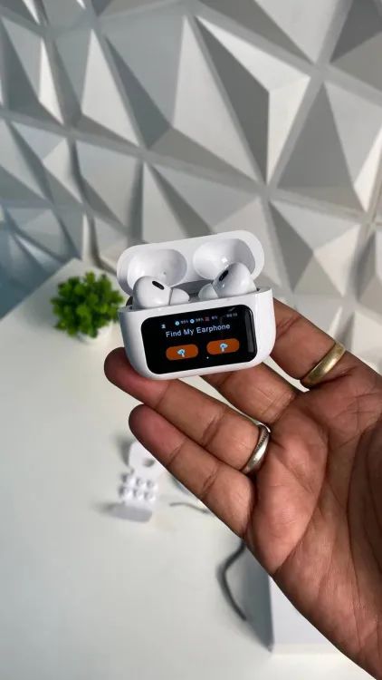 A9 Pro 2 Earbuds with LCD Tablet Airpods pro 2 with LCD