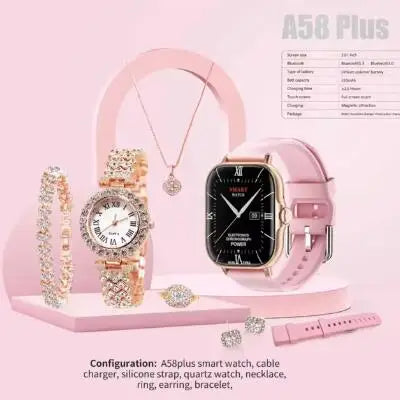 A58 Plus Smart watch 2.01inch Screen Heart Rate Band Sports Smartwatch