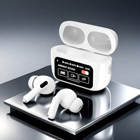 A9 Pro 2 Earbuds with LCD Tablet Airpods pro 2 with LCD